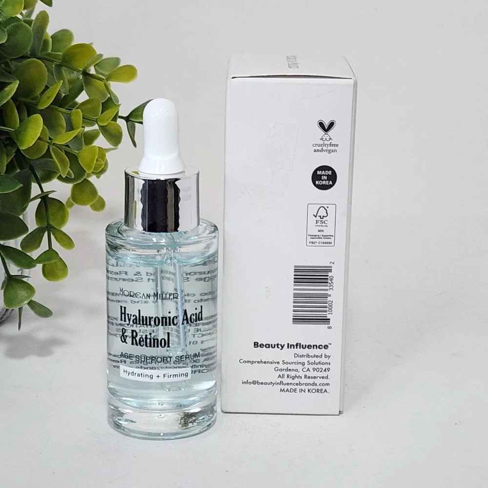 Morgan Miller Hyaluronic Acid & Retinol Age Support Serum / Hydrating Firming